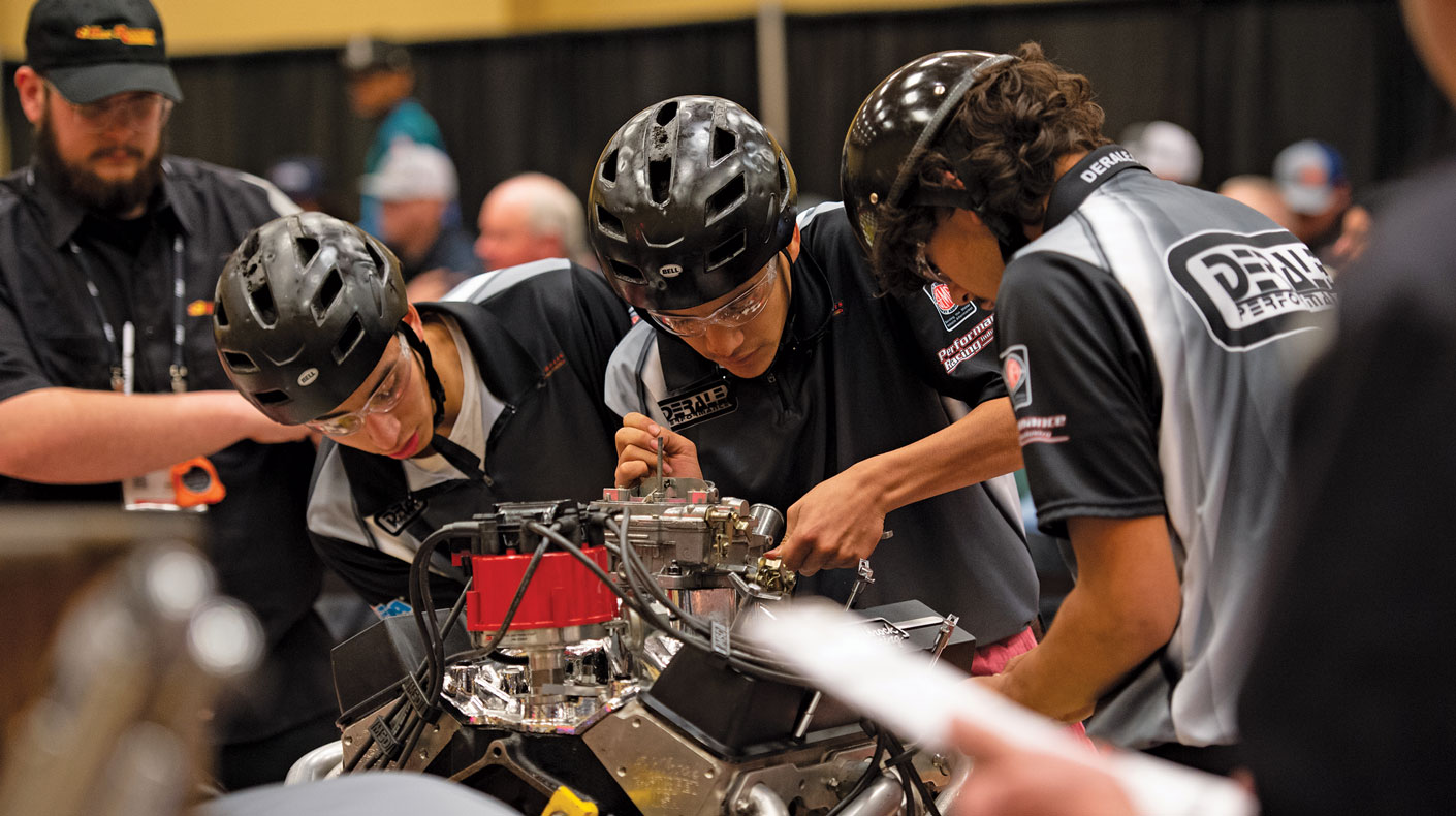 Hot Rodders of Tomorrow students for PRI Education article
