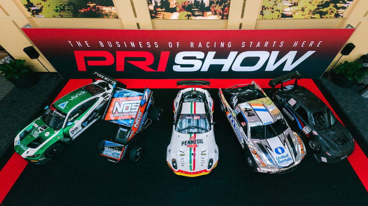 PRI Show 2025 PRI PAddock vehicle displays