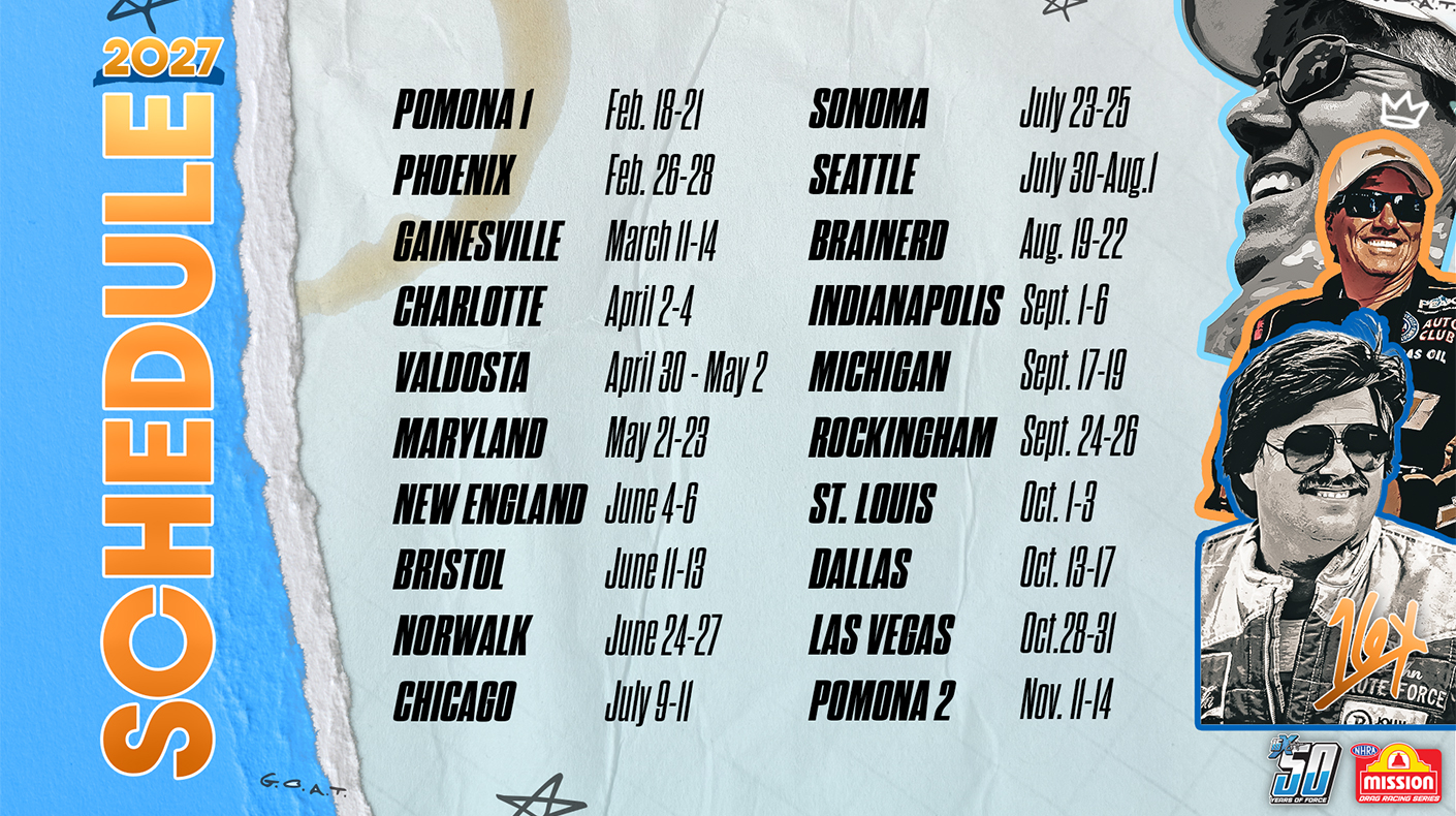 NHRA Schedule