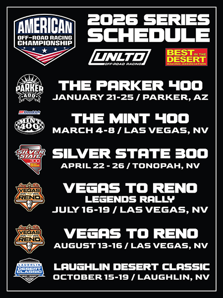 AORRC 26 Schedule