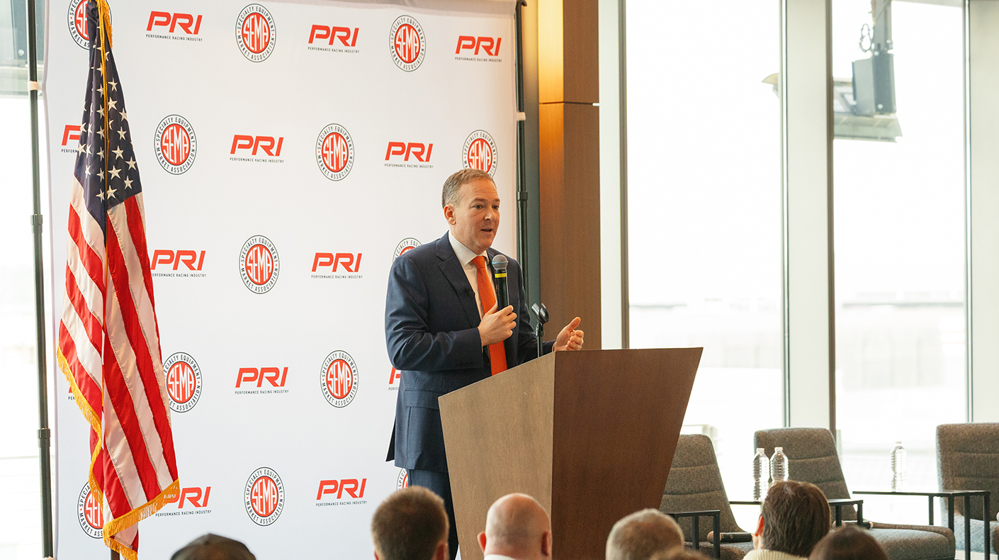 EPA Administrator Lee Zeldin at the SEMA/PRI DC Rally.