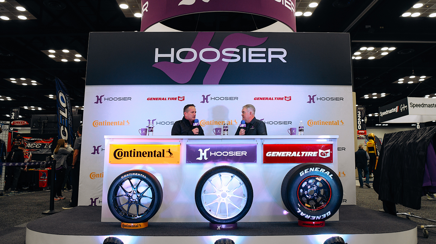 A press conference at the PRI Show.