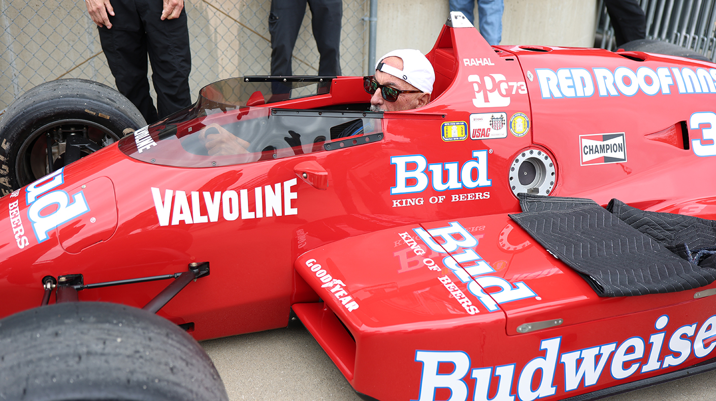 Bobby Rahal in his 86C March Indycar.