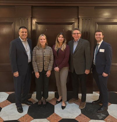 From left to right: Bill Bader, Summit Motorsports Park, Ohio State Representative Kellie Deeter, Tierra Hubbard, SEMA and PRI, Tom Deery, PRI, Coby Lobaugh, SEMA and PRI.