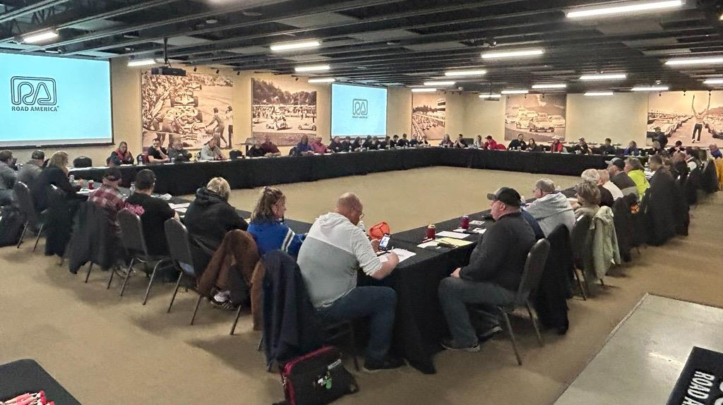 The Promoters and Operators of Wisconsin Auto Racing meeting at Road America.