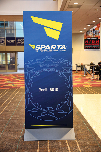 Exhibitor Essentials Package: Meter Board Sign (Front)