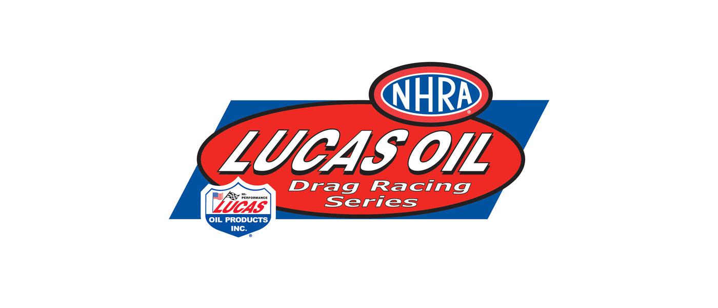 National Hot Rod Association (NHRA) Lucas Oil Drag Racing Series logo