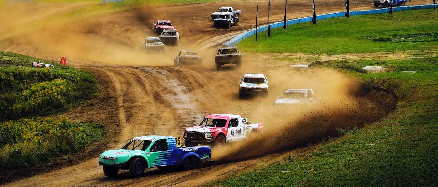 Crandon International Raceway off-road trucks on track