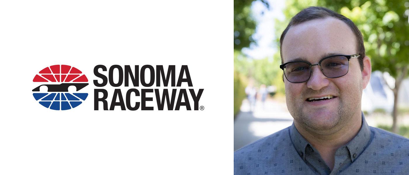 Sonoma Raceway logo, Nick Bublitz headshot