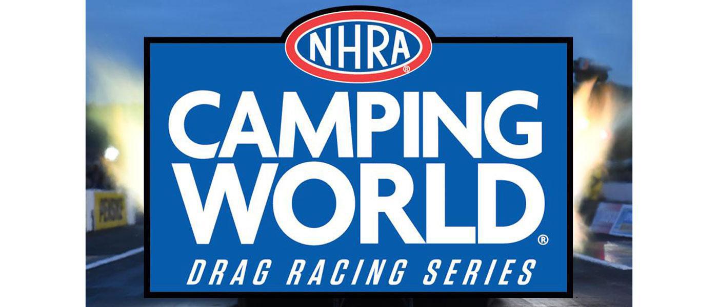 National Hot Rod Association (NHRA) Camping World Drag Racing Series logo