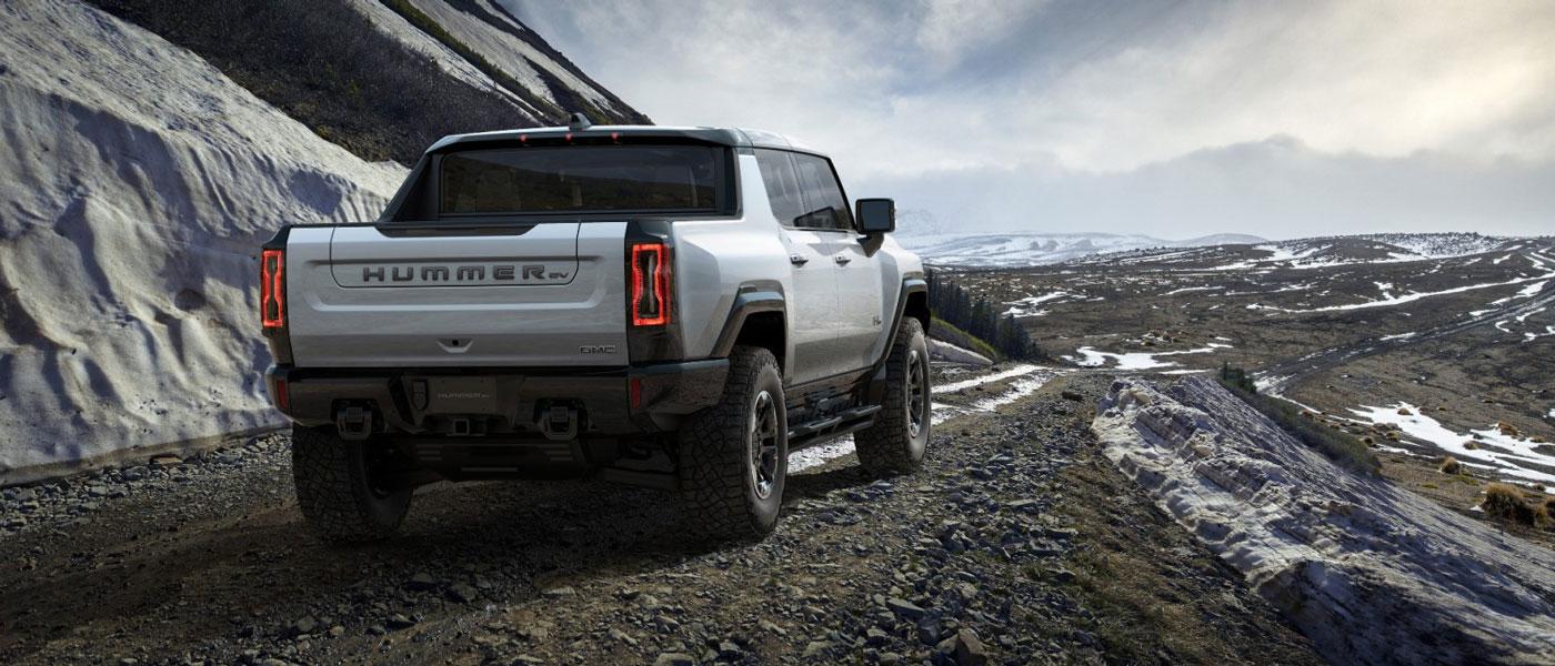 Photo of the rear of the Hummer EV courtesy of The Mint 400