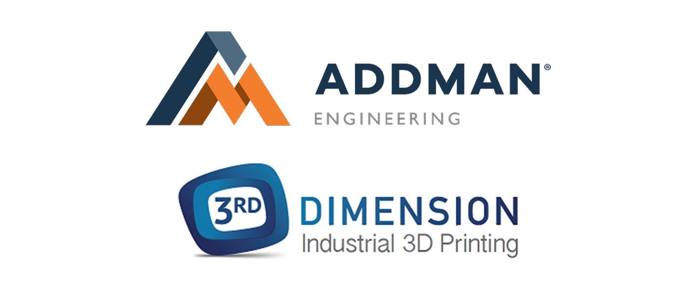 Addman Engineering Group logo, 3rd Dimension Industrial 3D Printing logo