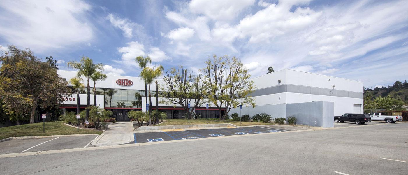 Photo of NHRA headquarters courtesy of Colliers