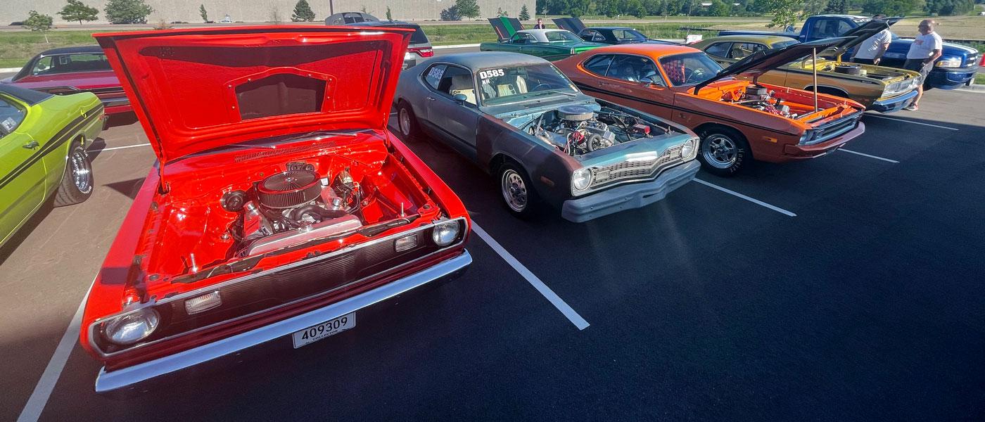 Photo of QA1's Mopar Event in Lakeville, Minnesota, courtesy of QA1