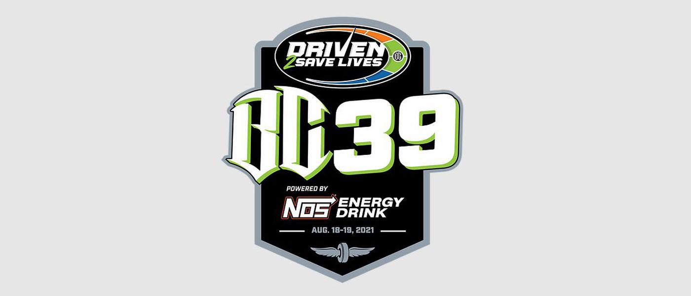 Driven2SaveLives BC39 powered by NOS Energy Drink logo