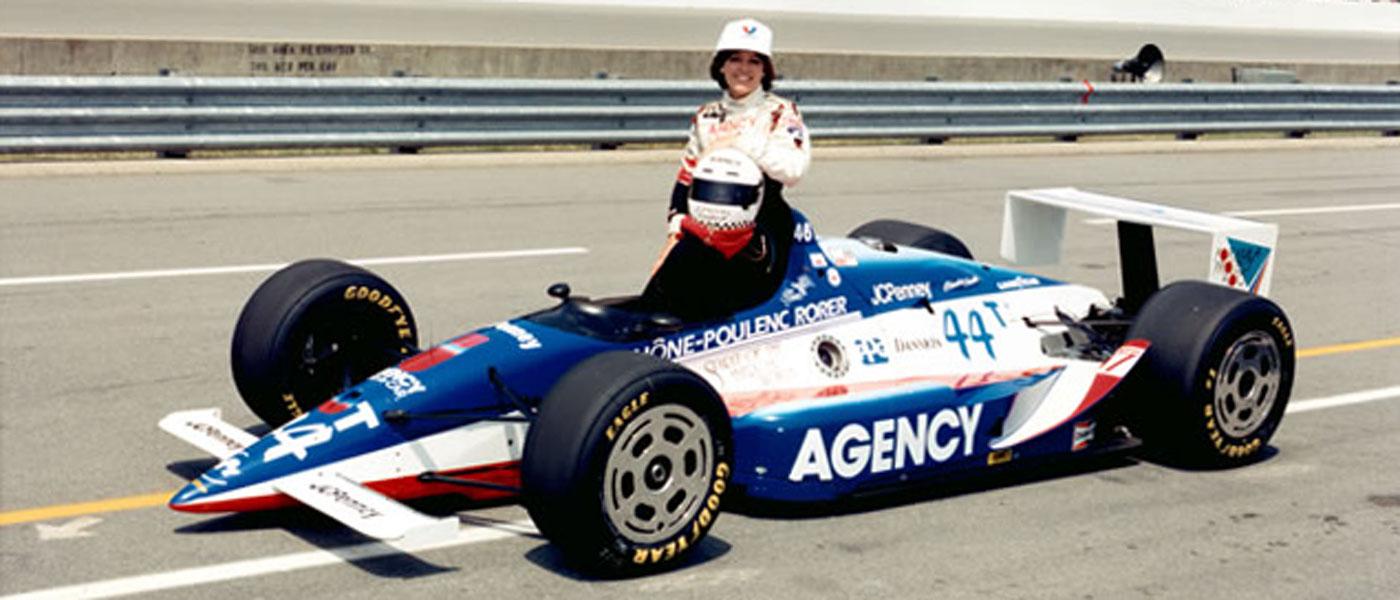 Lyn St. James. Photo courtesy of IndyCar