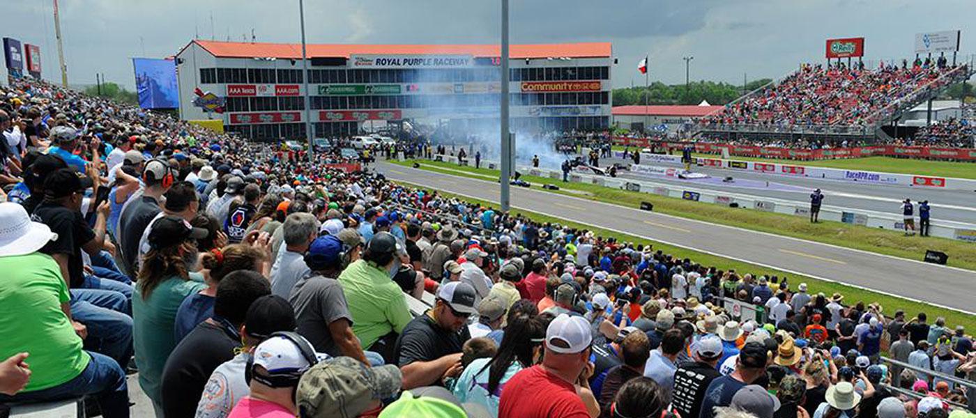 Houston Raceway Park Photo courtesy of NHRA