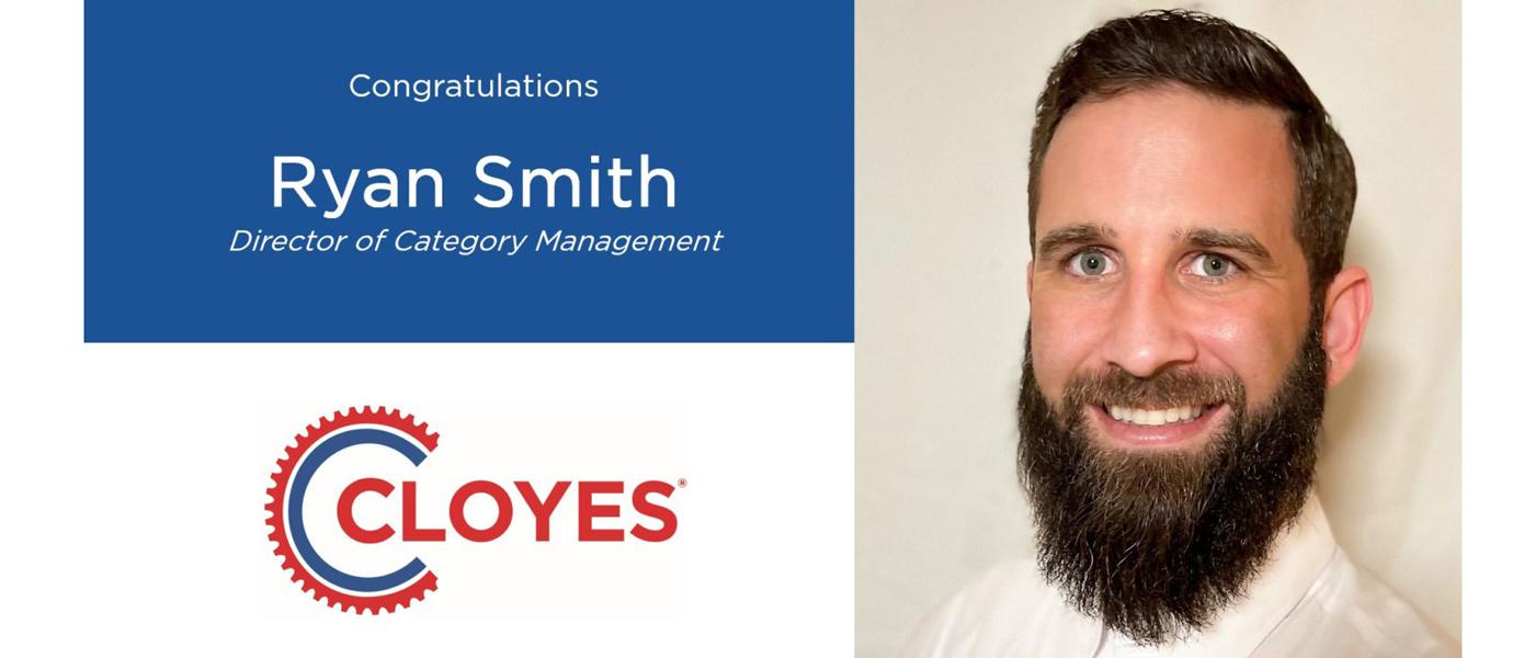 Ryan Smith has been promoted to director of Category Management for Cloyes Gear and Products.
