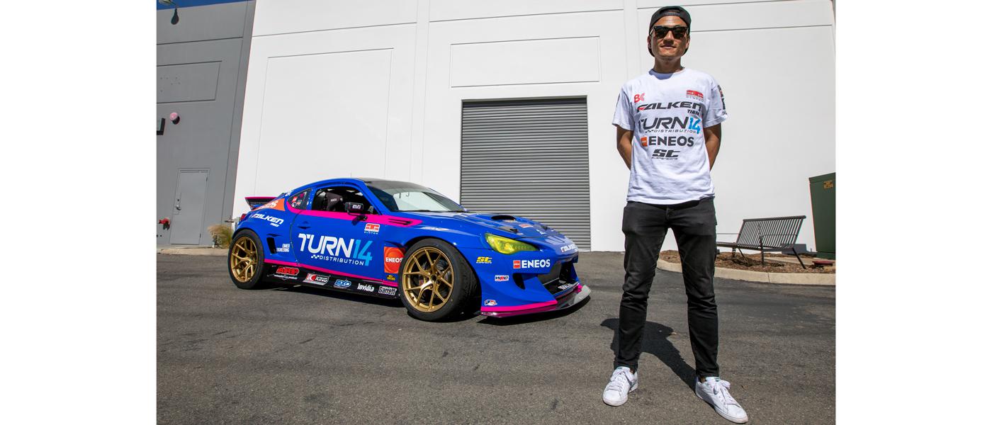 Turn 14 Distribution driver Daijiro “Dai” Yoshihara and car