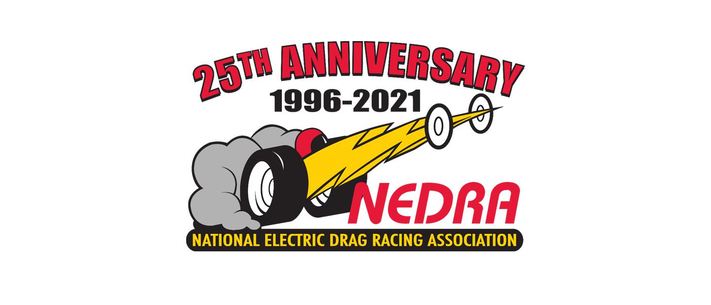 National Electric Drag Racing Association (NEDRA) logo