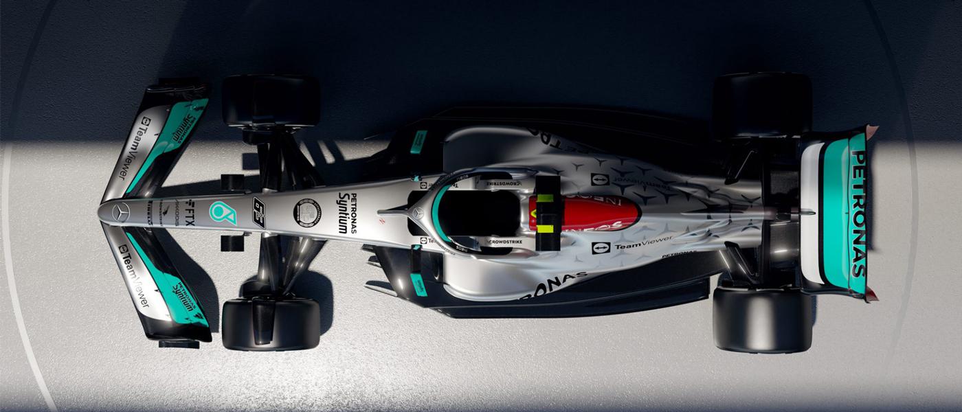 W13 new Mercedes F1 car