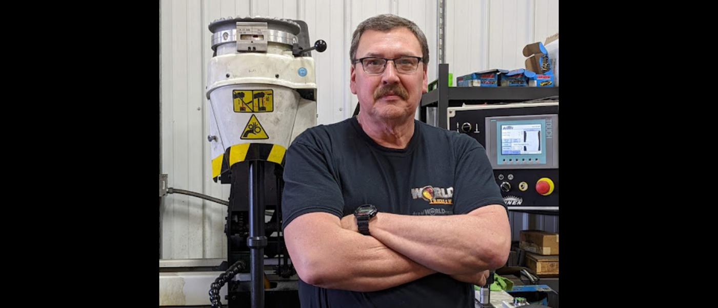 Lance Stillwell in a World Products shirt