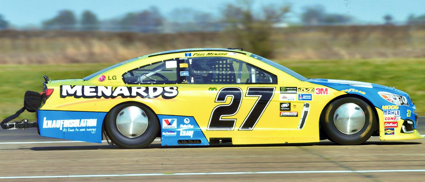 No. 27 RCR Menards Chevrolet race car