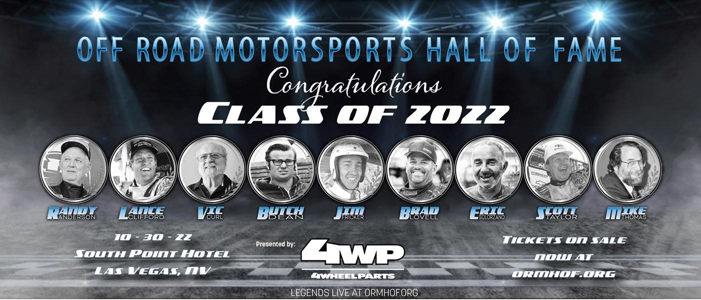 Off-Road Motorsports Hall of Fame Class of 2022