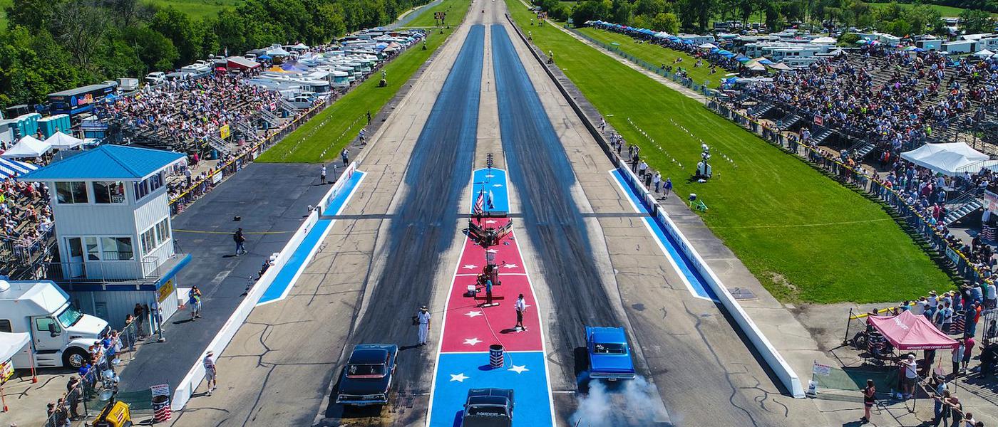 Byron Dragway aerial shot. Photo courtesy of Byron Dragway, Facebook