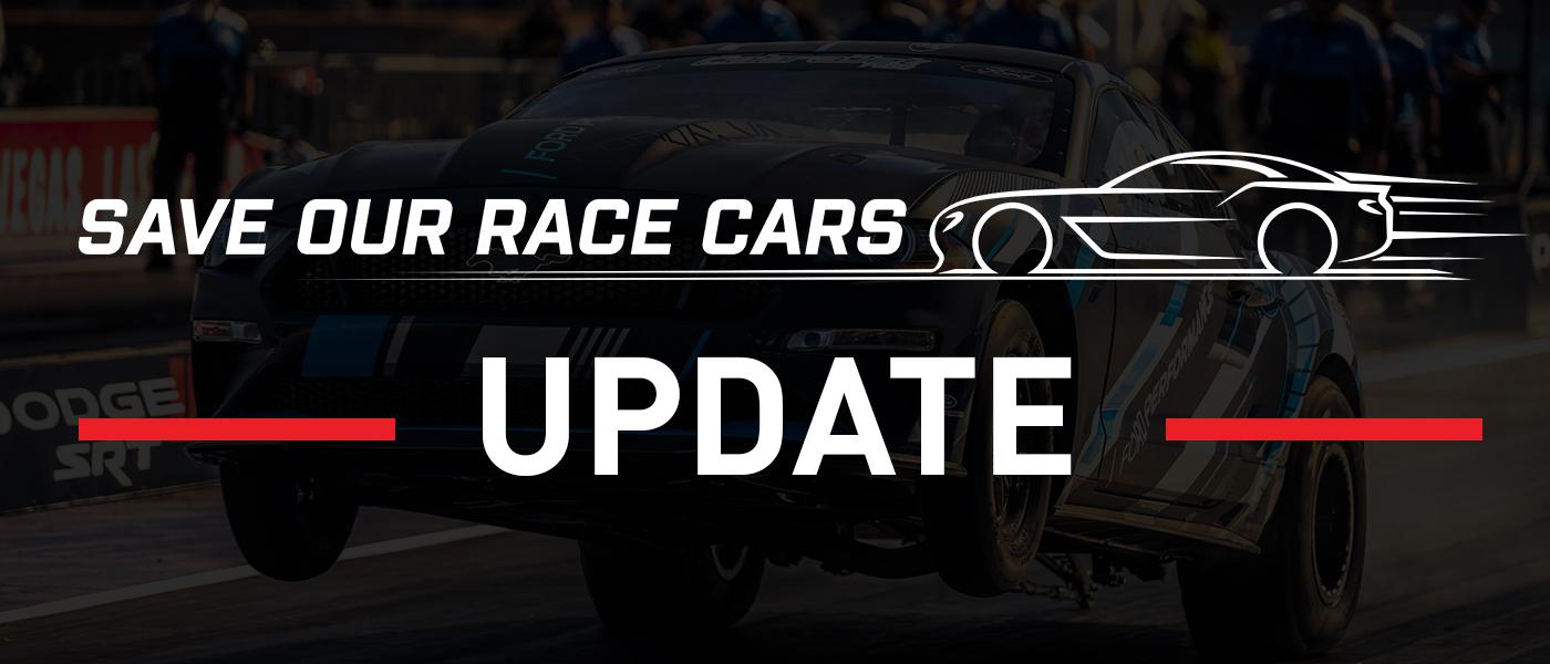 Save Our Race Cars UPDATE