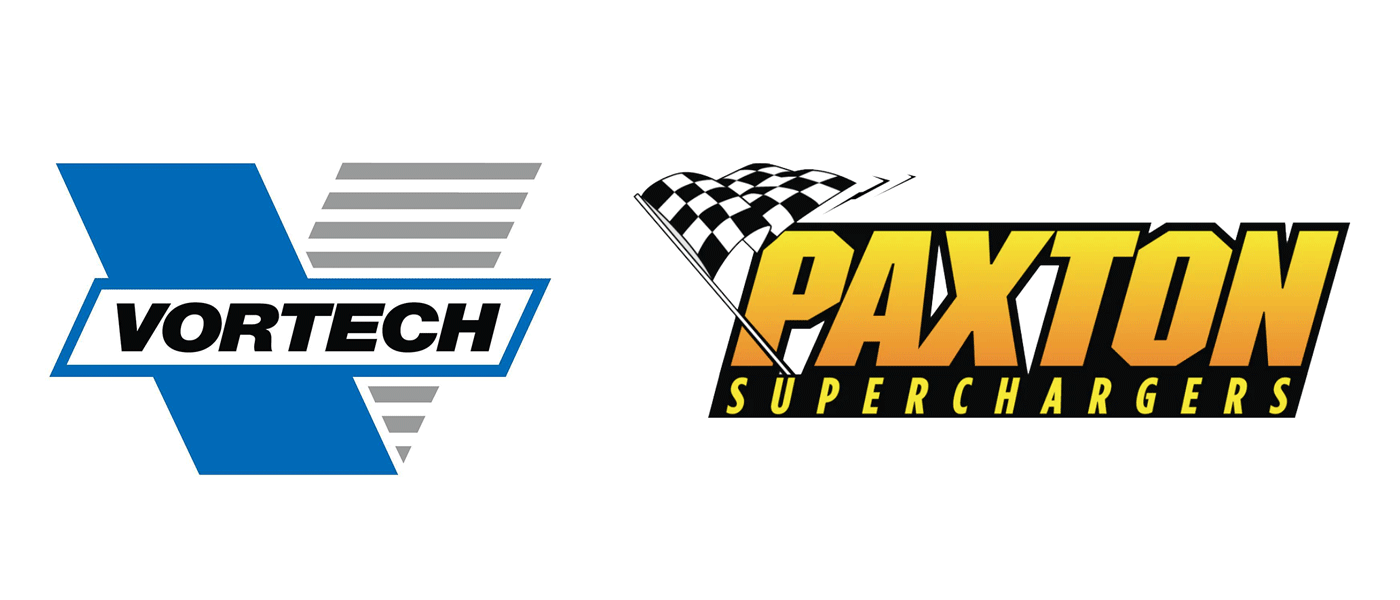Vortech Superchargers, Paxton Superchargers logos