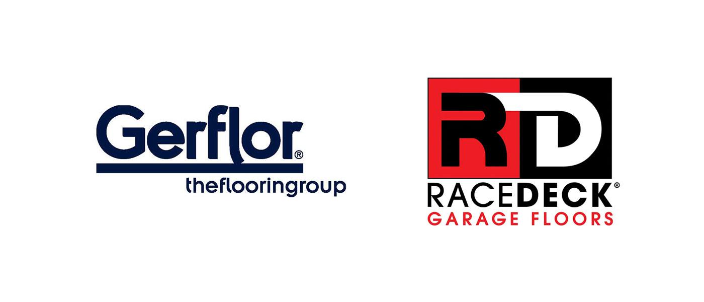 Gerflor logo, RaceDeck logo