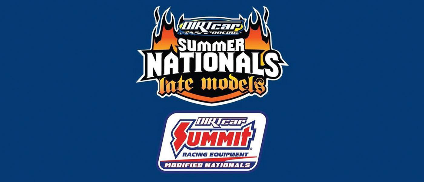 DIRTcar Summer Nationals logo