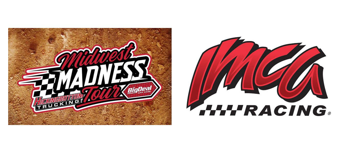 Midwest Madness Tour logo, IMCA logo