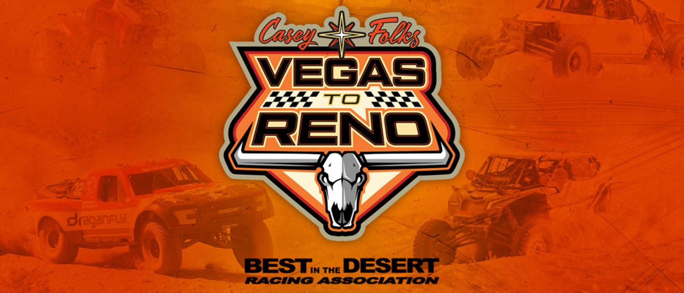 'Casey Folks Vegas to Reno' logo
