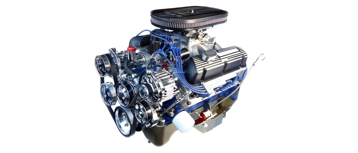high-performance V8 engine