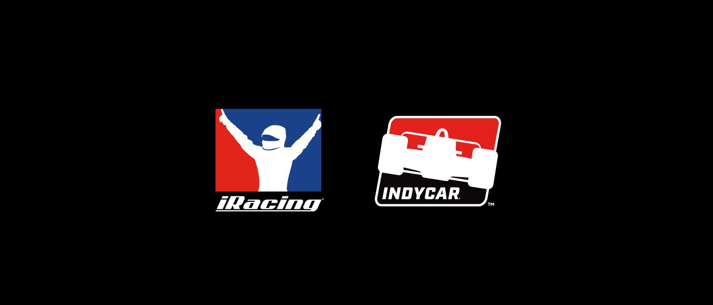 indycar and iracing logos