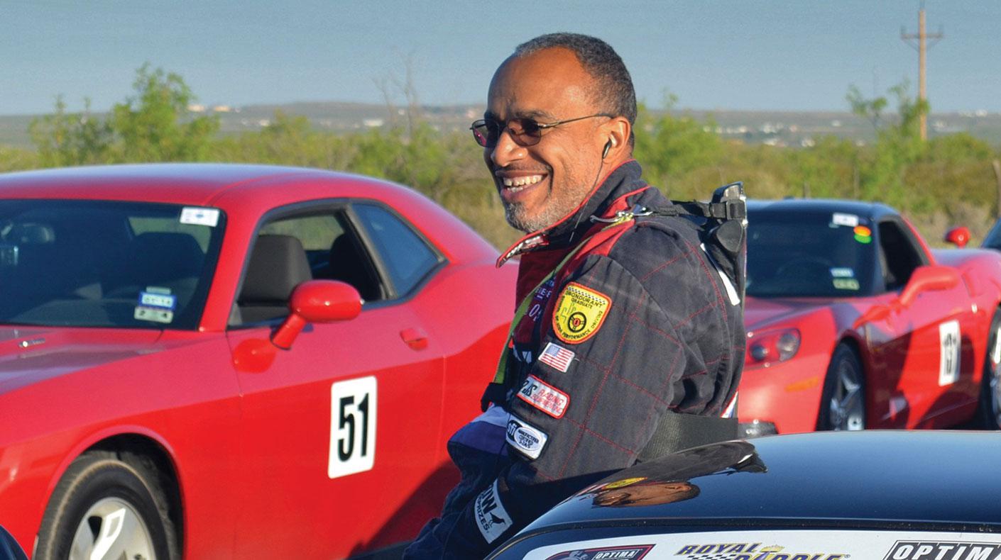 Felton 'Blue' Offutt of the Silver State Classic for PRI Magazine