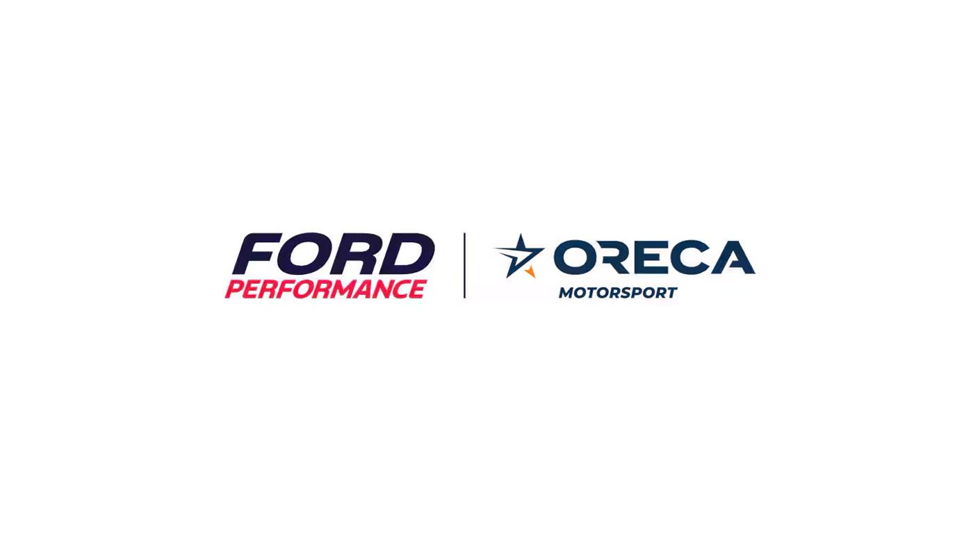 Ford Performance and ORECA Motorsport logos
