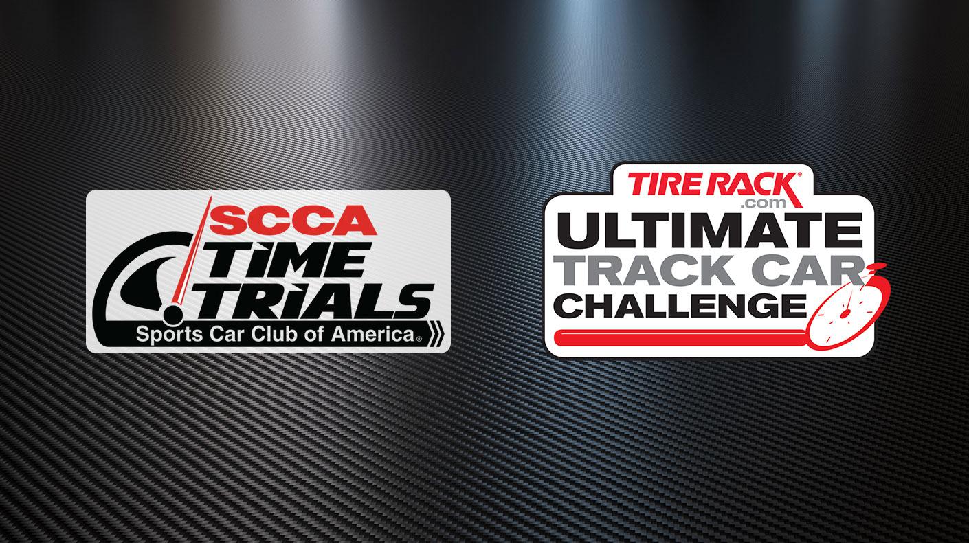 SCCA Time Trials Nationals and Ultimate Track Car Challenge logos