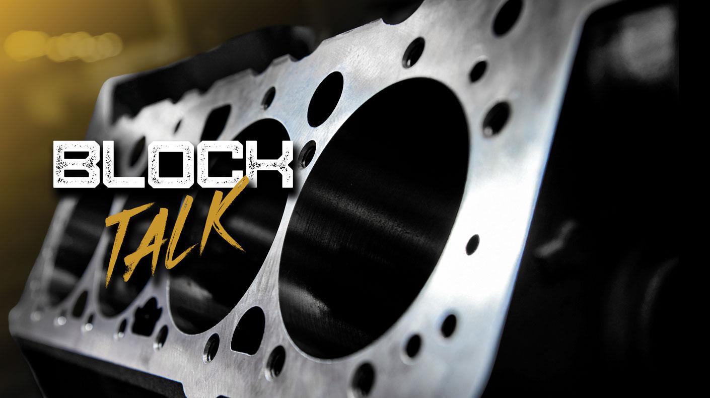 Block Talk: Choosing a Motorsports Engine Block graphic for PRI Magazine