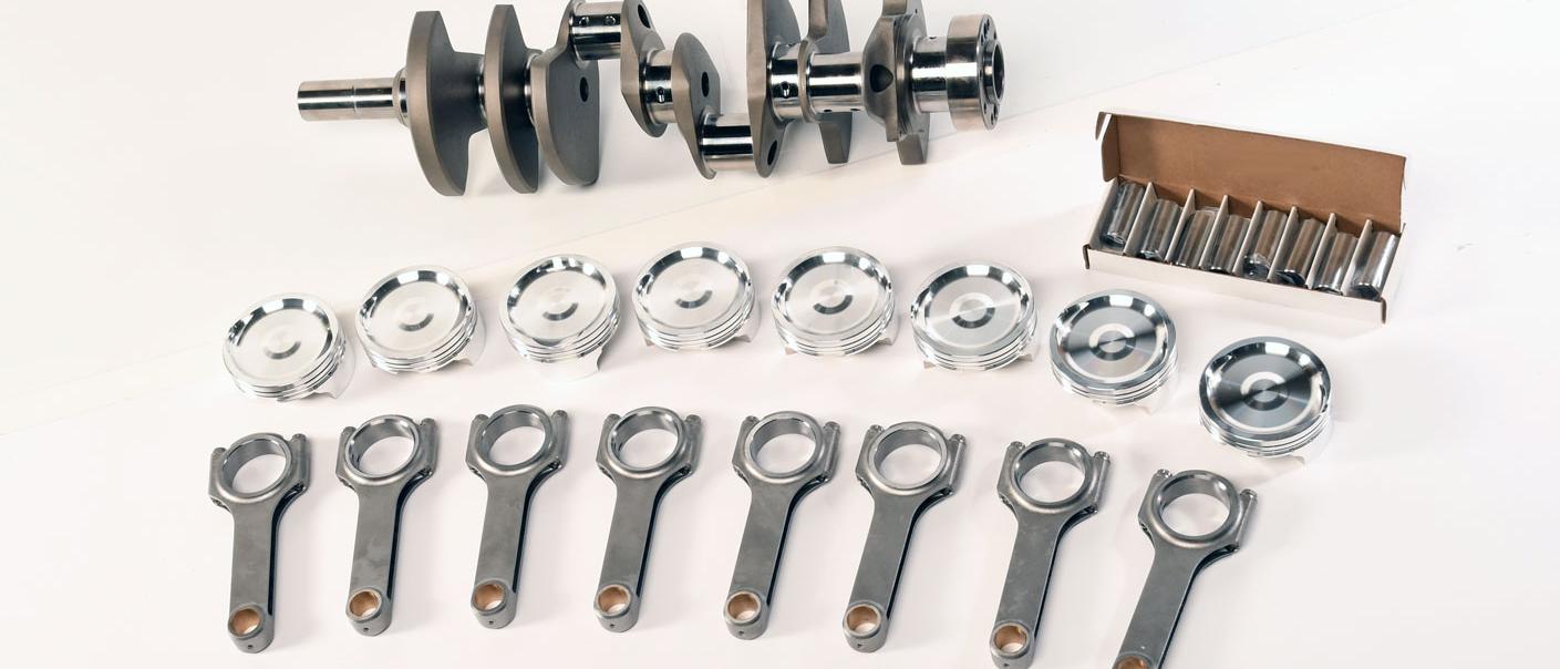 Featured Products Showcase at PRI Show. Rotating assembly product shot