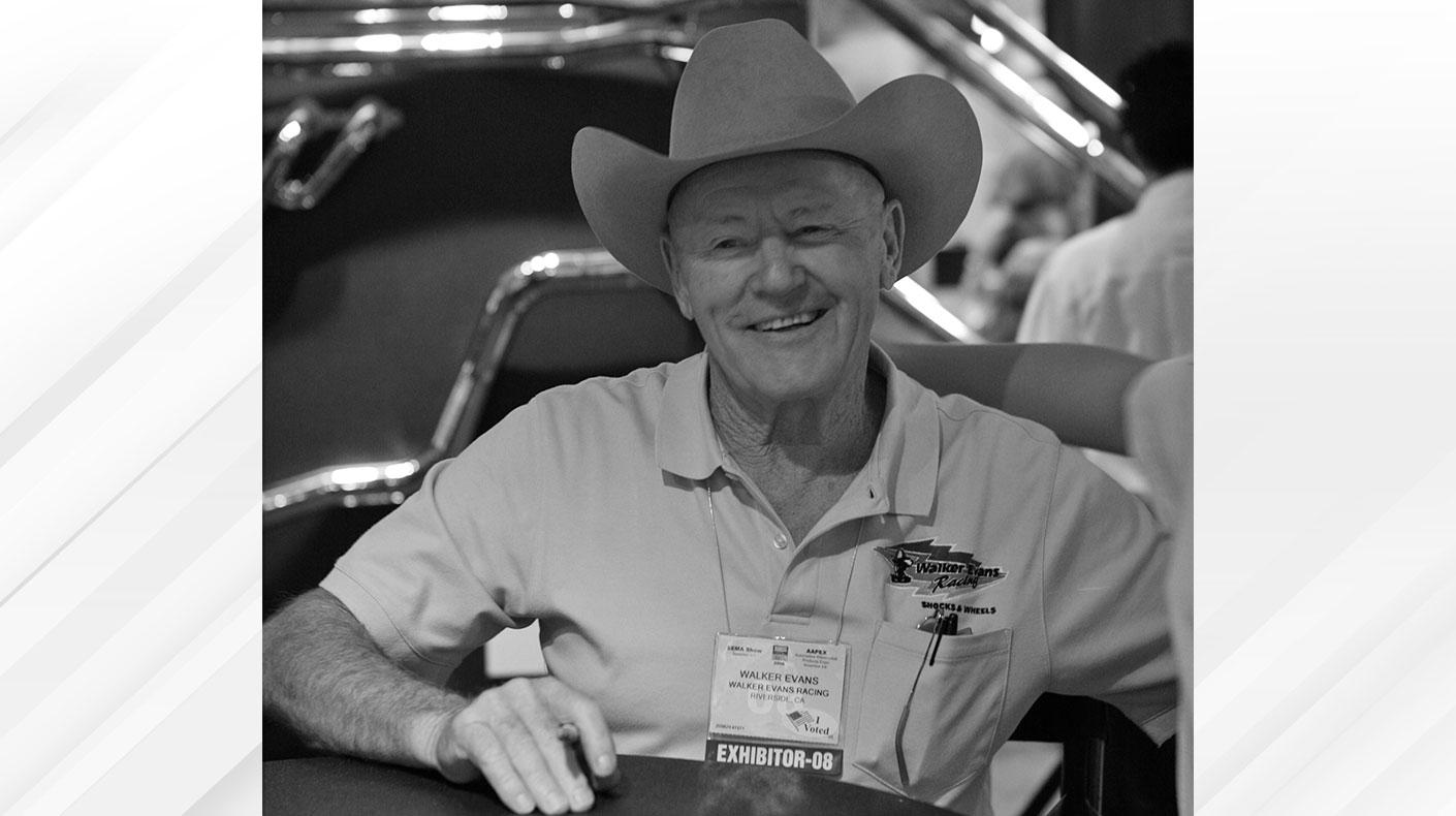 SEMA Hall of Fame Inductee and Off-Road Racer, Walker Evans, 86
