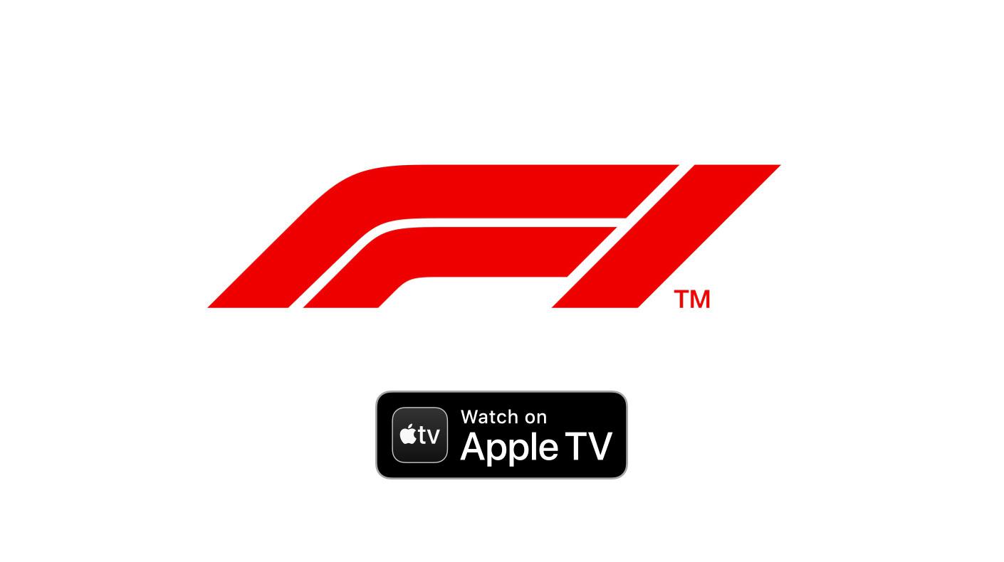F1 logo and Apple TV logo