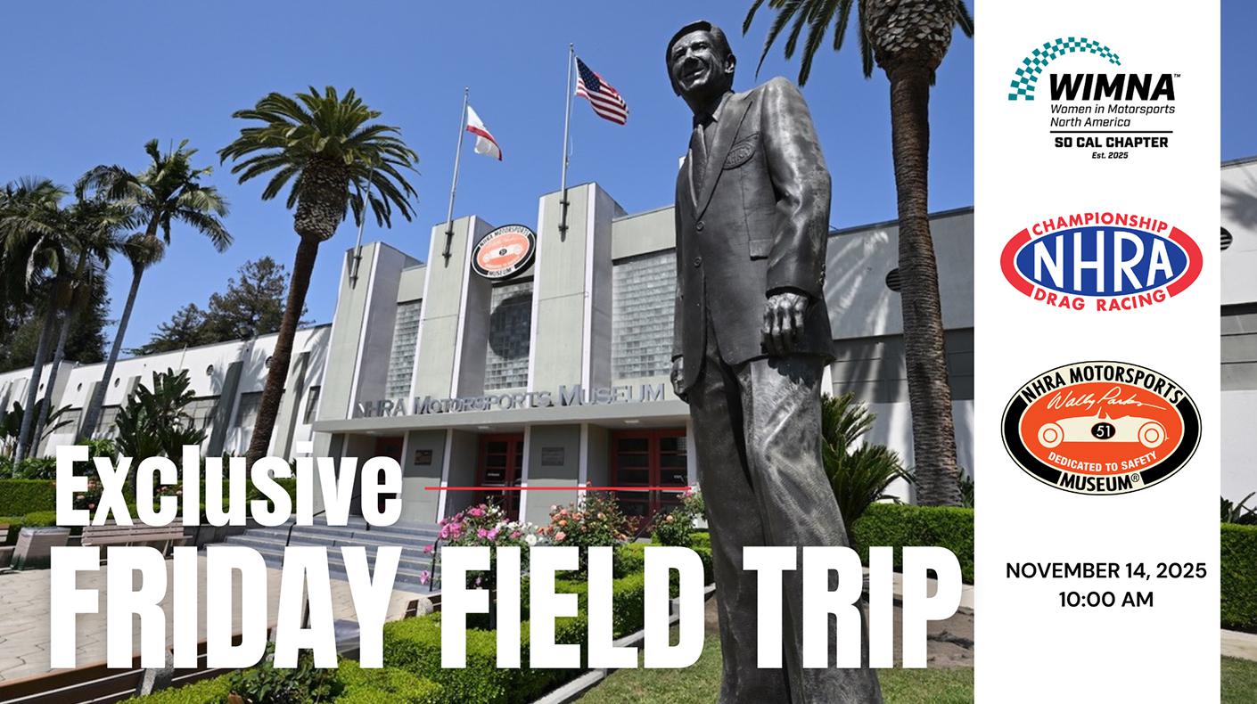 WIMNA SoCal Chapter to Host Field Trip to NHRA Museum, Pomona