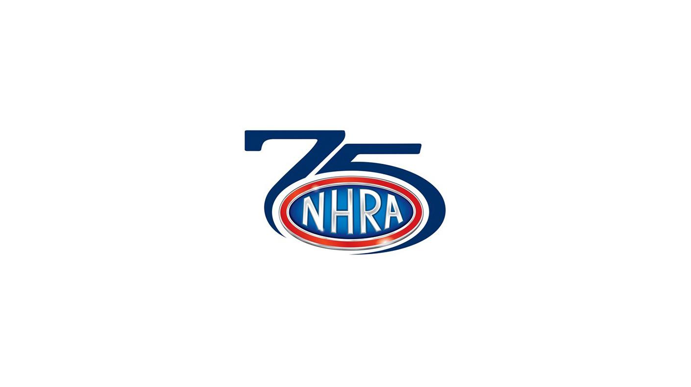 NHRA 75 Logo