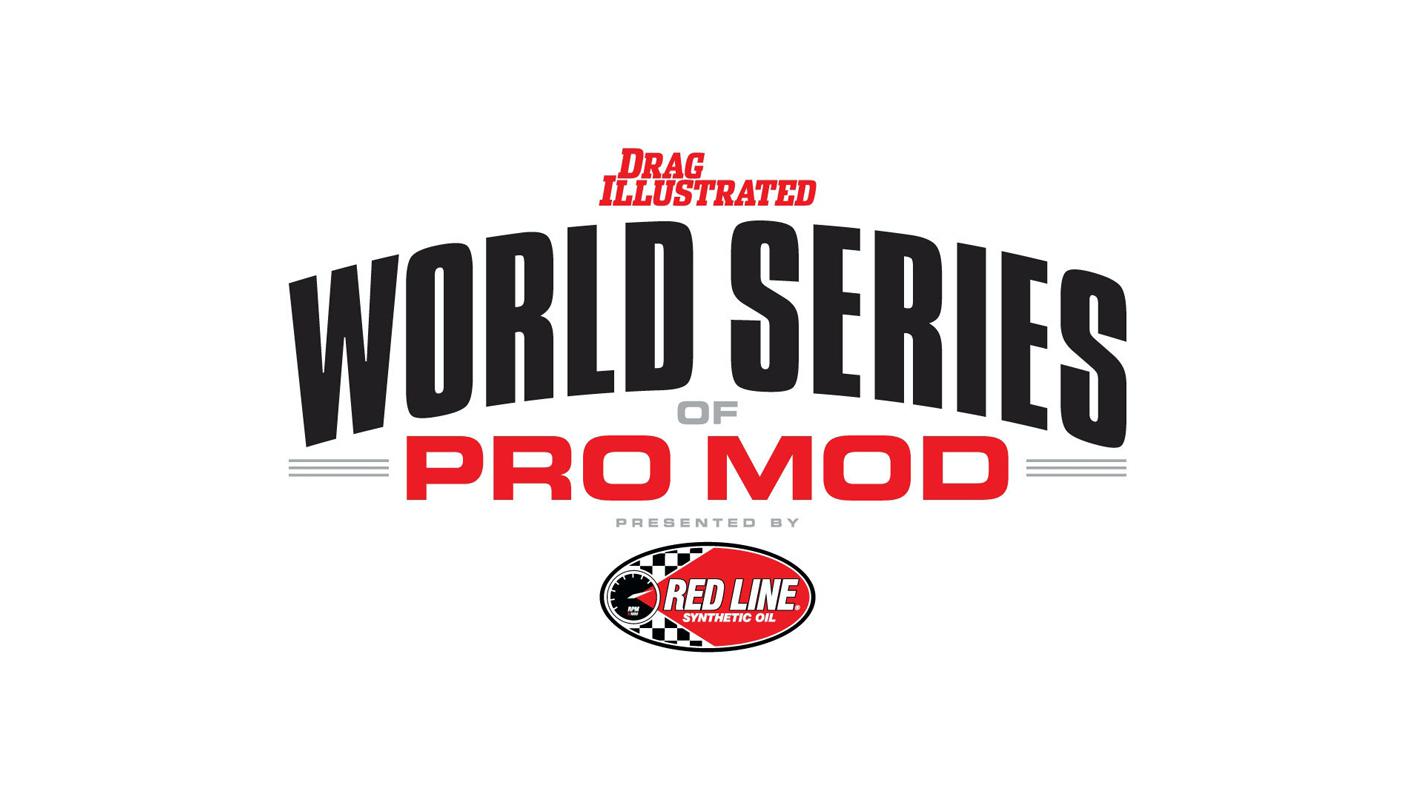 Drag Illustrated World Series of Pro Mod presented by Red Line Oil logo