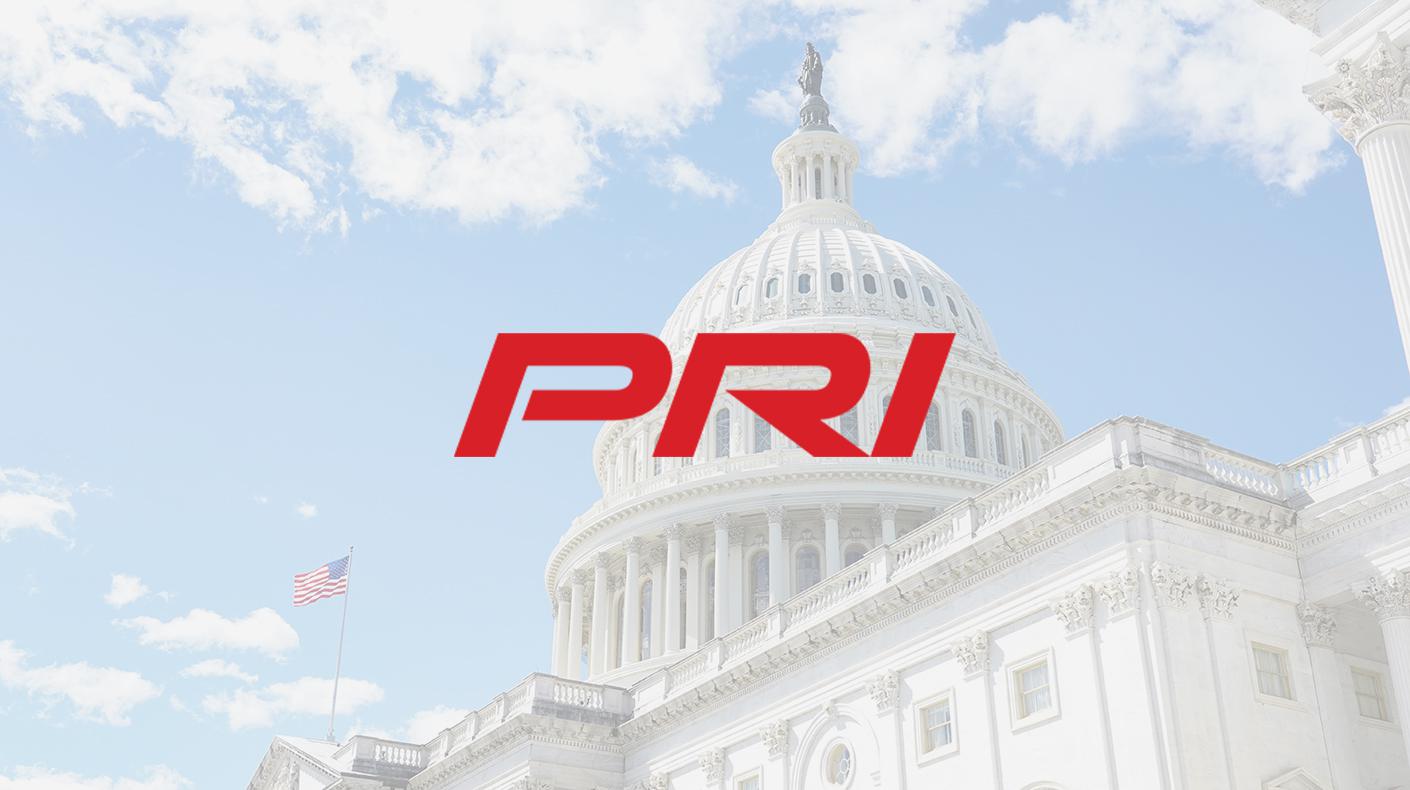 PRI logo over an image of the U.S. Capitol.