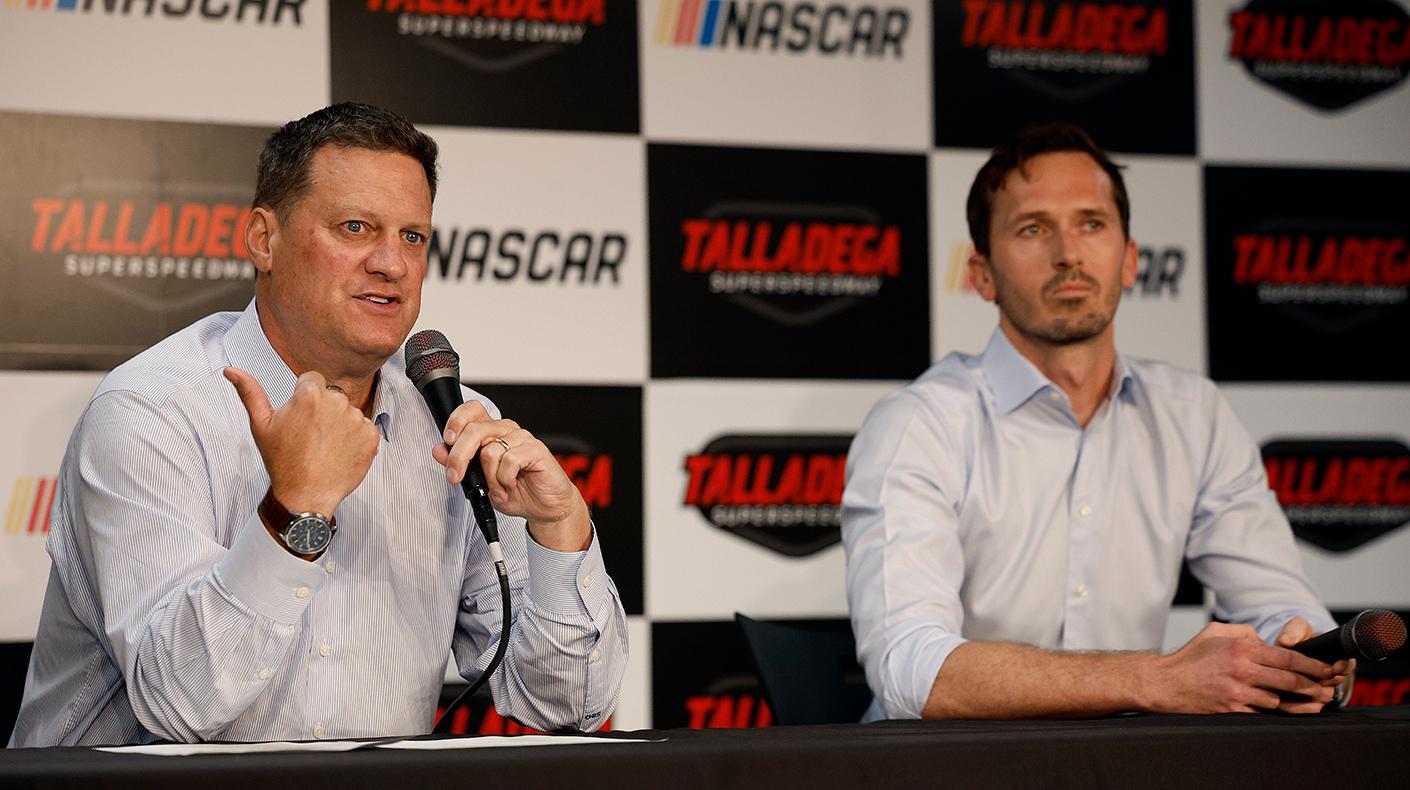 New NASCAR CEO Steve O'Donnell and COO Ben Kennedy.