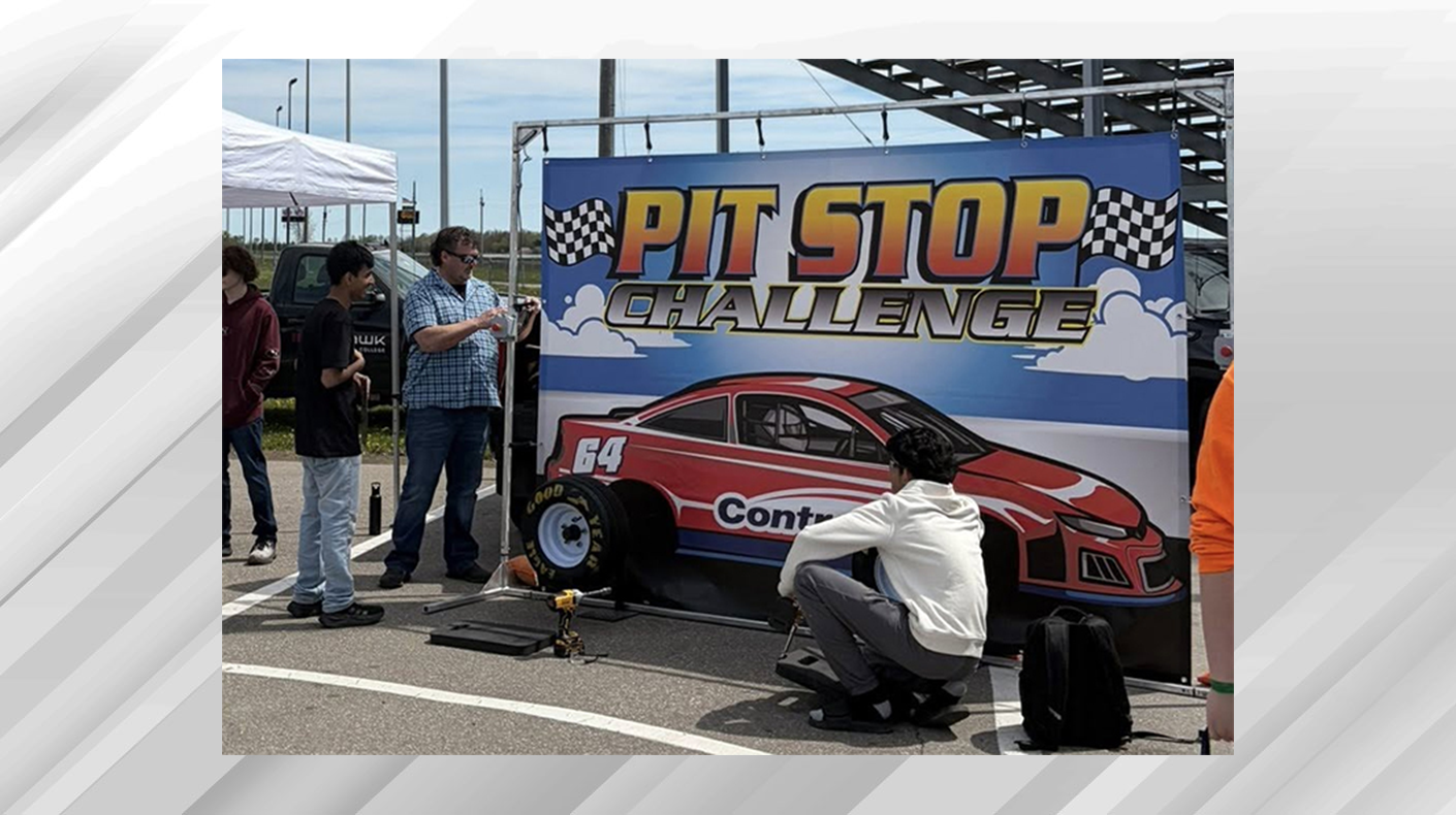An image of students attending the 2026 NHRA YES event at Toronto Motorsports Park.